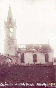 Eglise détruite (Moselle)